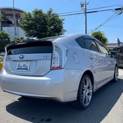 総額65万円 トヨタ プリウスPHV S 車検2年 7万キロ台 プッシュスタート シートヒーター ステアリングヒーター ナビ フルセグ Bluetoothオーディオ バックカメラ ETCの画像
