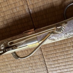 レプリカ　火縄銃　金メッキの画像