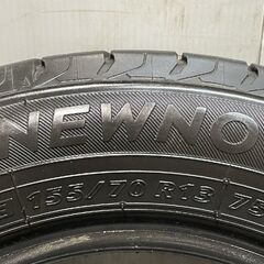 BS BRIDGESTONE NEWNO 155/70R13 13インチ 夏タイヤ 1本 23年製 バモス ピクシスエポック ミライース スクラムワゴン等　(KTB287)クレジットカード QRコード決済可能の画像