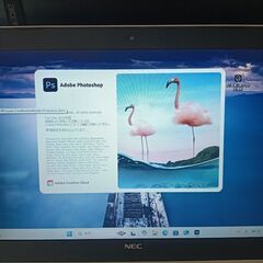 NEC LAVIE PC-NS600 Illustrator2021 Photoshop2021 MorisawaFont インストールの画像