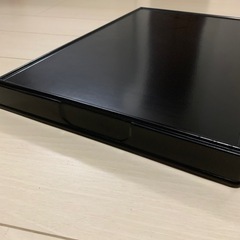 木製　花模　膳 長方形　お盆　トレーの画像