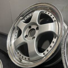 SSR SpeedStar Professor SP1 スピードスター プロフェッサーSP1 社外ホイール 17インチ 4本 7J4HPCD108+37 プジョー等　(MHD393)クレジットカード QRコード決済可能の画像