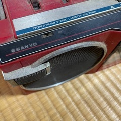 SANYO ラジカセ 昭和レトロ　の画像