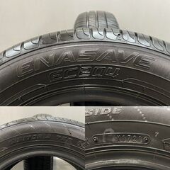 DUNLOP ENASAVE EC204 155/70R13 13インチ 夏タイヤ 2本 21年製 バリ溝 バモス ピクシスエポック ミライース タウンボックス等　(KTB286)クレジットカード QRコード決済可能の画像