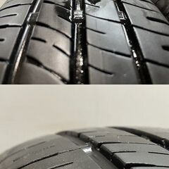 DUNLOP ENASAVE EC204 155/70R13 13インチ 夏タイヤ 2本 21年製 バリ溝 バモス ピクシスエポック ミライース タウンボックス等　(KTB286)クレジットカード QRコード決済可能の画像