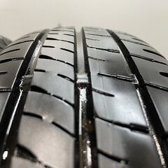 DUNLOP ENASAVE EC204 155/70R13 13インチ 夏タイヤ 2本 21年製 バリ溝 バモス ピクシスエポック ミライース タウンボックス等　(KTB286)クレジットカード QRコード決済可能の画像