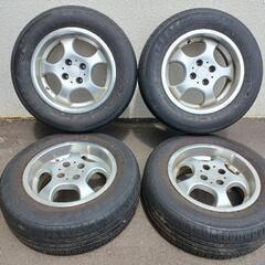 ◯【中古】バリ溝　15インチ　夏タイヤ　4本セット　深リム◯
