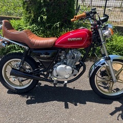GN125H カスタム　赤　旧車スタイル　吸い込み　旧車の画像