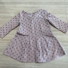 GAP ワンピース　ドット柄　
80cmの画像
