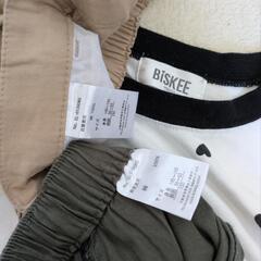 女の子　150センチ　ボトム　トップス　まとめて　3点　ズボン　ショートパンツ　Tシャツの画像