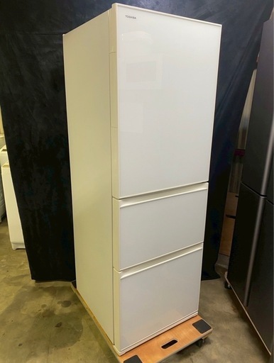 【成約済み】東芝ノンフロン冷凍冷蔵庫363L 2018年製GR-K36SXV(ZW)