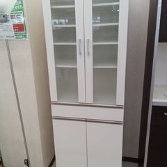 リユースのサカイ栃木店★ジモティ割あり★  食器棚 ホワイト W...