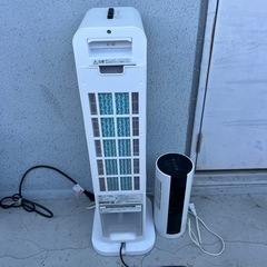 2023年式美品冷風扇と卓上ファンのセットの画像