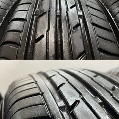 YOKOHAMA BluEarth-Es ES32 155/70R13 13インチ 夏タイヤ 4本 24年製 バリ溝 ピクシスエポック ミライース タウンボックス等 　(KTC269)クレジットカード QRコード決済可能の画像