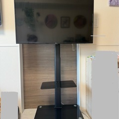【TCL 40インチ スマート液晶テレビ＋キャスター付きテレビス...