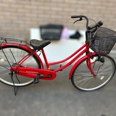🚲赤いママチャリお譲りします🚲