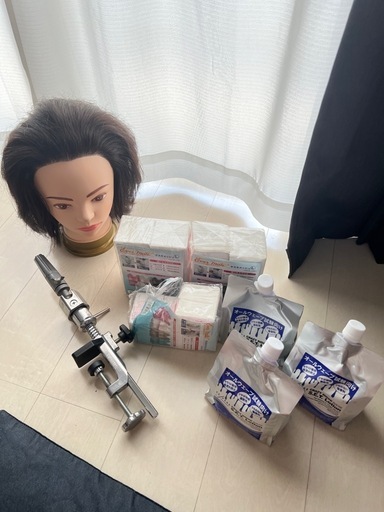 国家資格用　ワインディングウィッグ　オールウェーブウィッグ