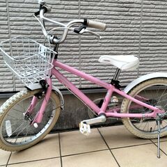 子供用自転車　女の子　１８インチ　ピンク　