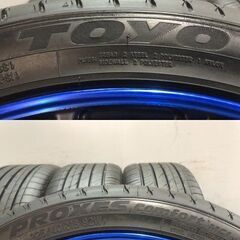 新品 バランス済【TOYO プロクセス 225/40R18 92W】夏タイヤ【BLEST BahnSport 18インチ 7J5HPCD100+48】ブラック プリウス 86等 MTF099クレジットカード QRコード決済可能の画像