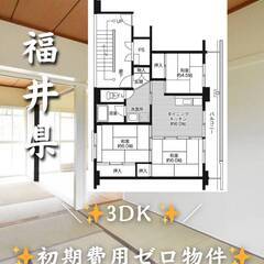福井県勝山市　初期費用ゼロ　家賃42000円　緊急連絡先の…