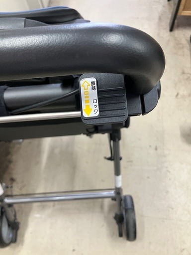 ☆値下げ☆Y2506-455 exicart エキシカート シルバーカー ブレーキOK キャリーバッグ分離可 中古美品 