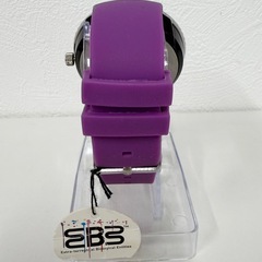 EBB イーバラバーベルト時計 紫　新品の画像