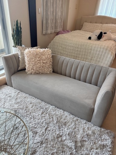 フランフランソファ　シュエット　3S ベージュ