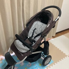 エアバギーココ　AirBuggy ブラウン　三輪ベビーカー　の画像