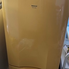 おしゃれレトロカラー冷蔵庫　ナショナル NR-B14BA-Y 1...