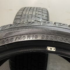 YOKOHAMA ice GUARD iG60 235/40R19 19インチ スタッドレス 2本 バリ溝 VW/パサートワゴン VOLVO/V60/S60 マークX レクサスGS等　(KTK471)クレジットカード QRコード決済可能の画像