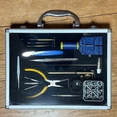 時計修理用　精密工具セット アルミニウムケース