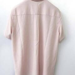 UNIQLOレーヨンシャツ ペールピンク　Sサイズの画像
