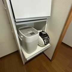 ディノス　家電が収納できるレンジラック 高さ180cmの画像