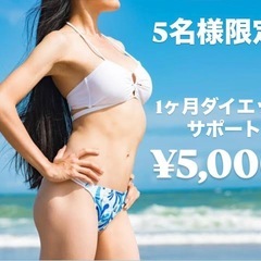 夏目前！短期ダイエットメニューモニター募集！
