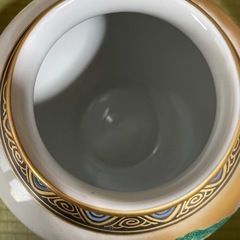 九谷焼 錦山 花瓶 骨董品 アンティークの画像