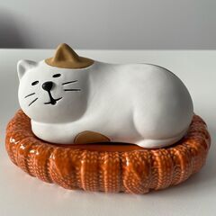猫型ミニ加湿器（電源不要・自然気化式）の画像