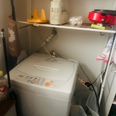 20日7月から洗濯機と棚