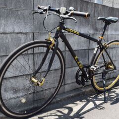 クロスバイク オオトモ LIG-MOVE 700C 12kg アルミフレーム 7段変速の画像