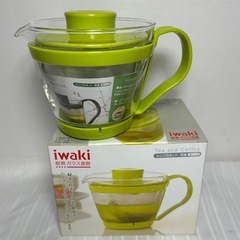 新品 未使用　iwaki レンジのポット