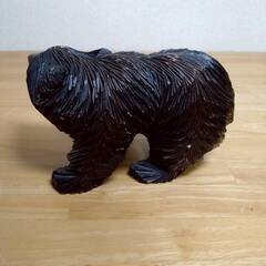木彫りの熊　　ヴィンテージ　工芸品　　【j293】の画像