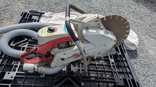 鹿児島発　新ダイワ エンジンカッターECD7500　ブレード、ホースダストバック付き送料無料
