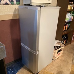 2ドア　146L冷蔵庫　三菱　　無料