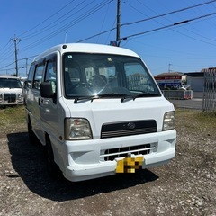 サンバーバン　低走行！MT5速！車検取りたて！即乗り出せます！