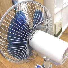 昭和レトロ 扇風機 東芝 4枚羽 ブルー 羽根径 30cm H-30TP 中古 TOSHIBA 札幌市厚別区 厚別店の画像