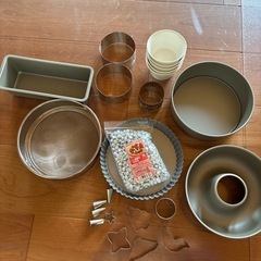 美品！洋菓子型・製菓道具セット　24点セット