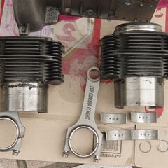 Classic FIAT500F　795ccボアアップ　ブロック　シリンダー　ピストン　コンロッド　のセットですの画像