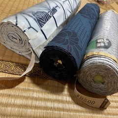 浴衣 着物 生地 織物 反物　アンティーク 昭和レトロの画像
