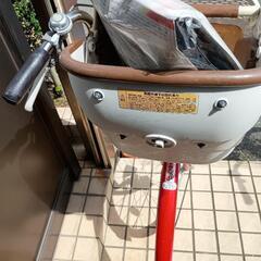 子のせ付き自転車　中古車ですがタイヤ等新品にかえてます