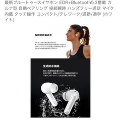 ブルートゥースイヤホン
の画像