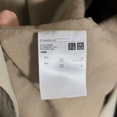 ユニクロユー　UNIQLO U オーバーサイズ　トレンチコート　L　LLの画像
